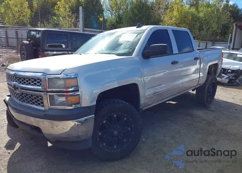 2015 Chevrolet Silverado 1500 Ls из США, поврежденный, VIN 3GCUKPEC1FG209758